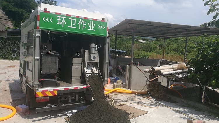 江边乡污泥干湿分离技术